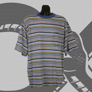 Vintage Billabong 90s Pocket Tee Striped Men's Large/XL Striped